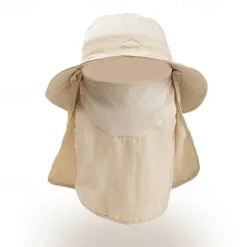 Clearance OUKU Sun Hat Bucket Hat Boonie hat Sun Hat with Neck Flap UV Protection Summer Spring Drawstring Wide Brim Unisex Fishing Activity