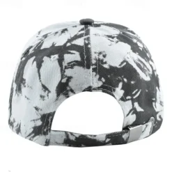 Best OUKU Unisex Baseball Cap Sun Hat White Yellow Polyester Print Travel Beach Outdoor Vacation Tie Dye Adjustable Fashion Eye Protection