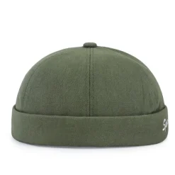 Outlet OUKU Unisex Beanie Hat Docker Cap Brimless Hats Black Red Polyester Fashion Casual Minimalism Outdoor Vacation Plain Adjustable Fashion