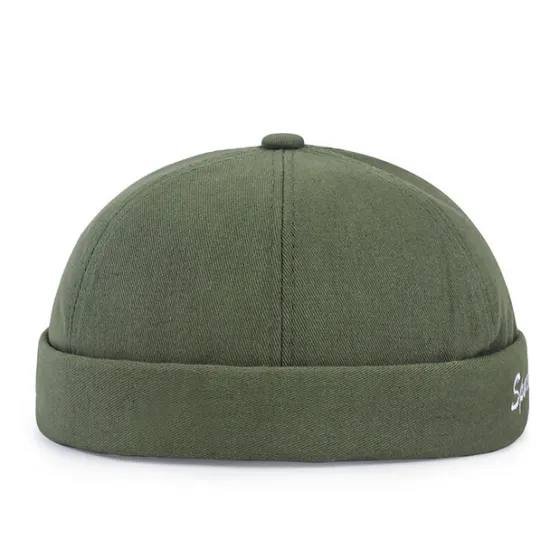 Outlet OUKU Unisex Beanie Hat Docker Cap Brimless Hats Black Red Polyester Fashion Casual Minimalism Outdoor Vacation Plain Adjustable Fashion