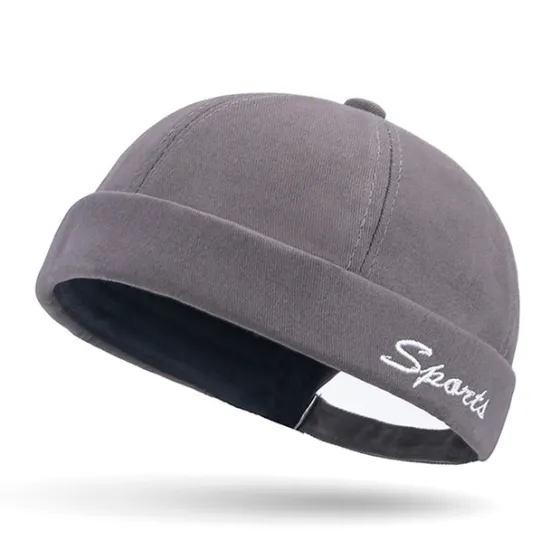 Outlet OUKU Unisex Beanie Hat Docker Cap Brimless Hats Black Red Polyester Fashion Casual Minimalism Outdoor Vacation Plain Adjustable Fashion