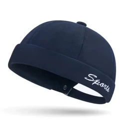 Outlet OUKU Unisex Beanie Hat Docker Cap Brimless Hats Black Red Polyester Fashion Casual Minimalism Outdoor Vacation Plain Adjustable Fashion