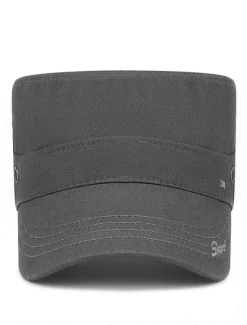 Outlet OUKU Unisex Flat Cap Baseball Cap Military Cap Cadet Hat Black Dark Navy Polyester Warm Vintage Casual Minimalism Outdoor Vacation Plain Adjustable Sunscreen Fashion