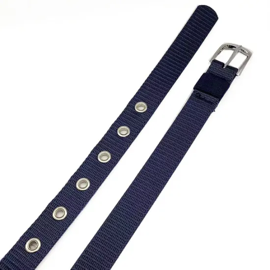 Clearance OUKU Unisex Tactical Belt Golf Web Belt for Jeans Frame Buckle Black Red Nylon Plain Daily Wear Going out Weekend