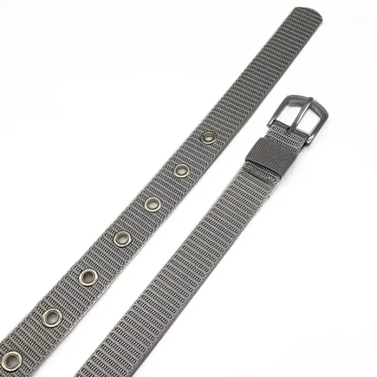 Clearance OUKU Unisex Tactical Belt Golf Web Belt for Jeans Frame Buckle Black Red Nylon Plain Daily Wear Going out Weekend