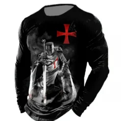 Best OUKU Veterans Day Men's Patriot Patriotic Veteran Graphic Prints American Flag National Flag T shirt Distressed T Shirt Long Sleeve T shirt 3D Print Crew Neck Shirt Vintage Sports Designer Outdoor Street