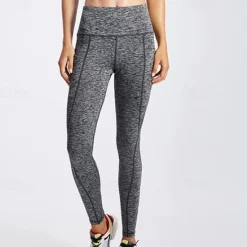 OUKU Women's Running Pants Compression Tights Leggings Pocket Elastic Waistband Leggings Outdoor Sports & Outdoor Athletic Fall Quick Dry Lightweight Soft Power Flex Marathon Running Workout Tailored Fit