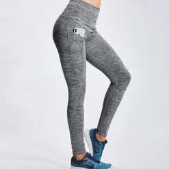 OUKU Women's Running Pants Compression Tights Leggings Pocket Elastic Waistband Leggings Outdoor Sports & Outdoor Athletic Fall Quick Dry Lightweight Soft Power Flex Marathon Running Workout Tailored Fit